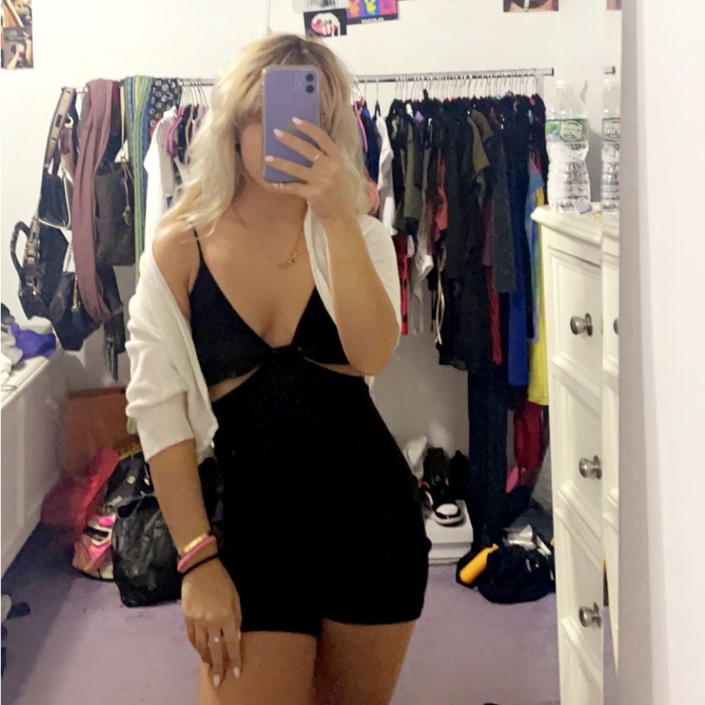 Black play suit
